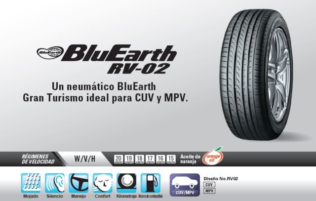 llanta Yokohama BluEarth RV02 portada