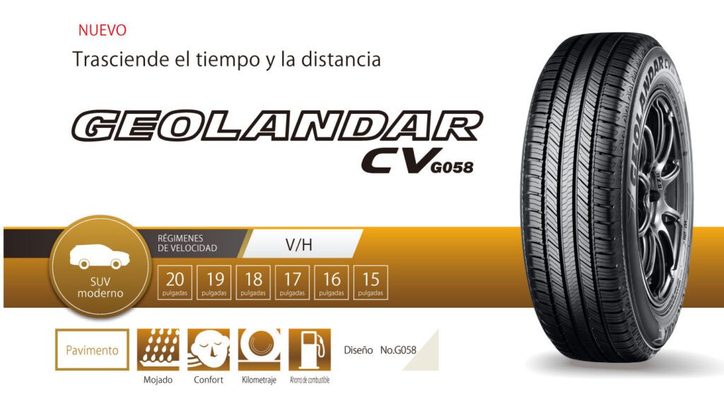 yokohama geolandar cv g058 para suv