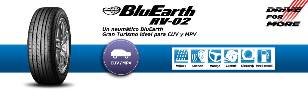 llanta yokohama bluearth rv02