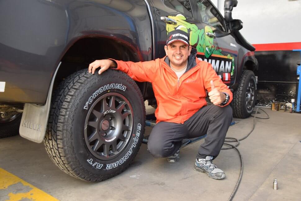 Ciro Zuñiga y sus nuevas llantas Yokohama geolandar A/T G015