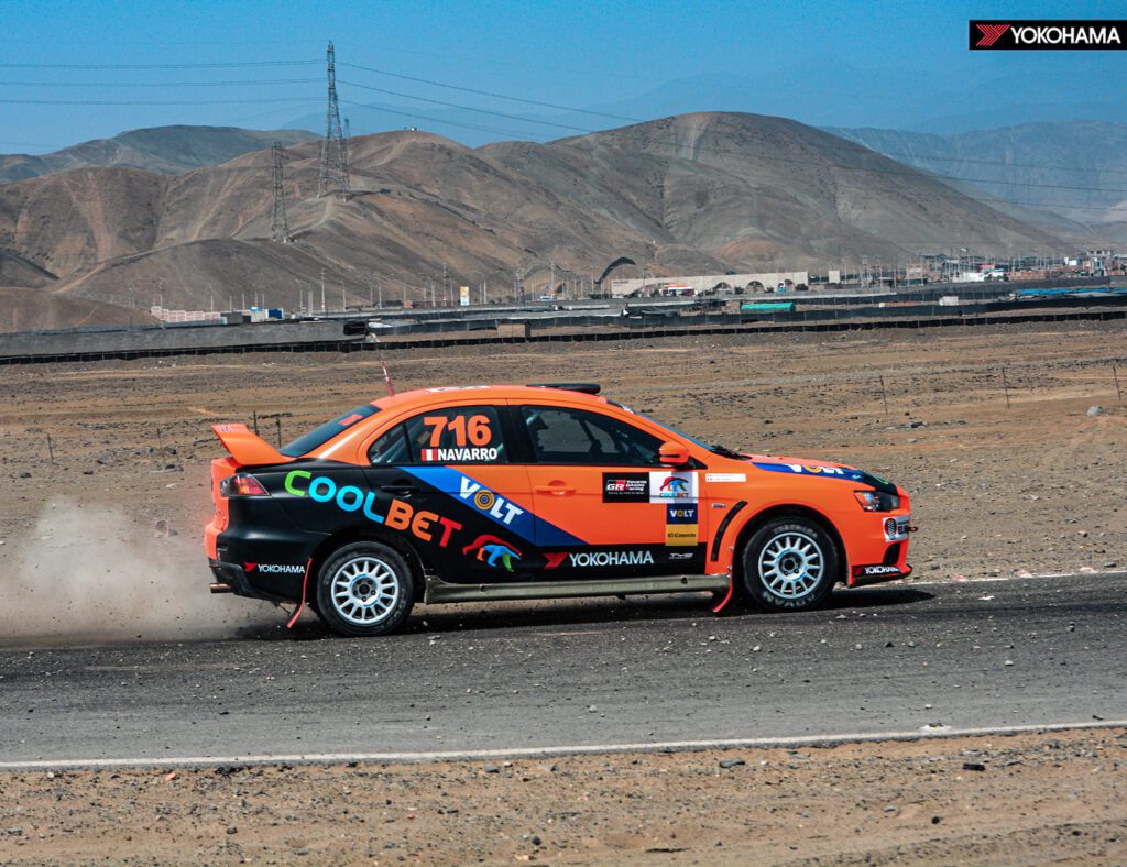 Raúl Orlandini en la Super Prime del rally Caminos del inca 2022 